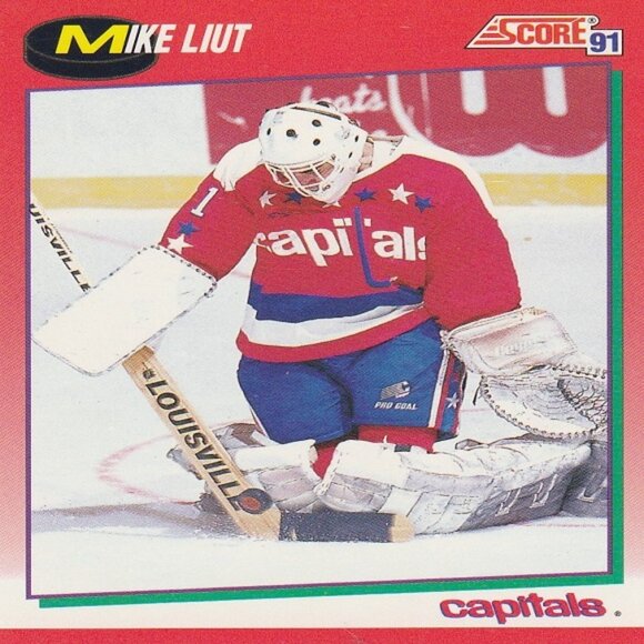 Mike Liut NHL Hockey Card Collection -5 Capitals 1 Whalers - 6 Card Set - Picture 5 of 7